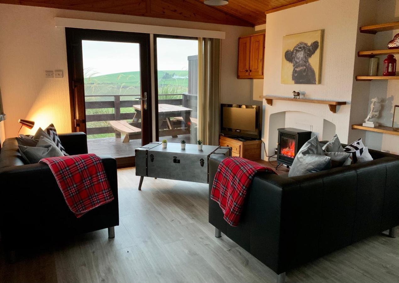 Lodge Cabin With Fabulous Views - Farm Holiday Stranraer Kültér fotó