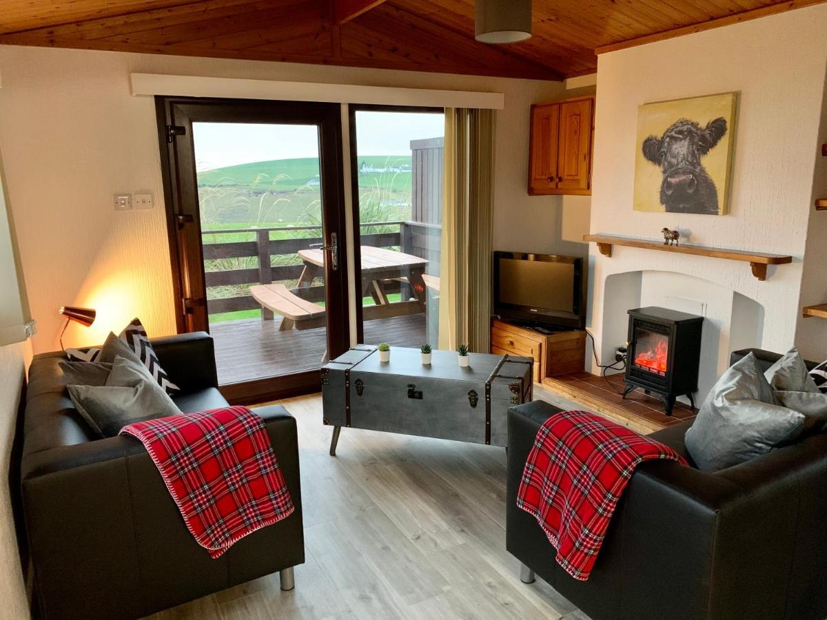 Lodge Cabin With Fabulous Views - Farm Holiday Stranraer Kültér fotó
