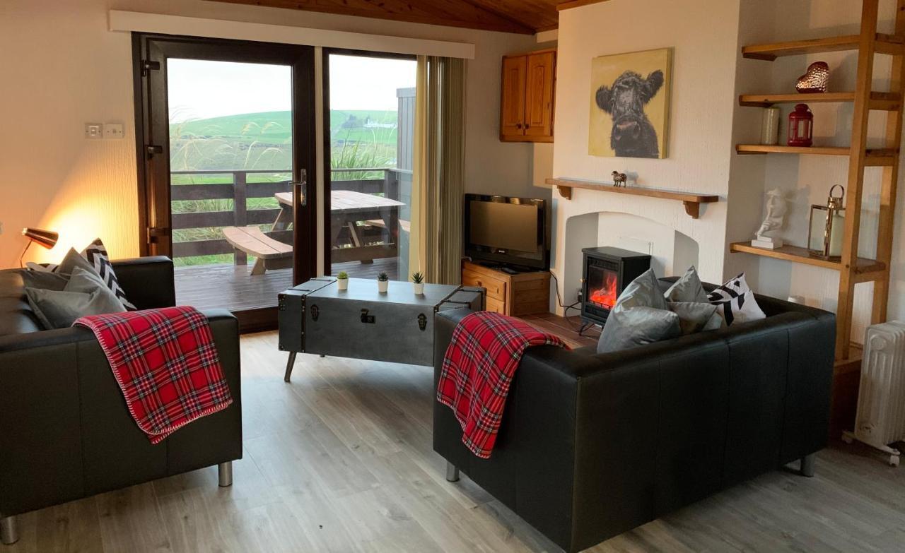 Lodge Cabin With Fabulous Views - Farm Holiday Stranraer Kültér fotó